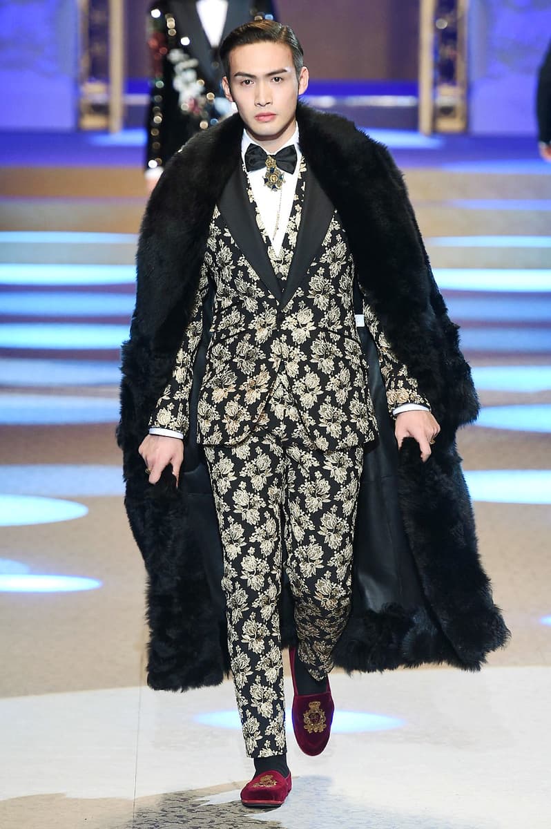 Dolce & Gabbana 2018 Fall/Winter Collection milan fashion week men's