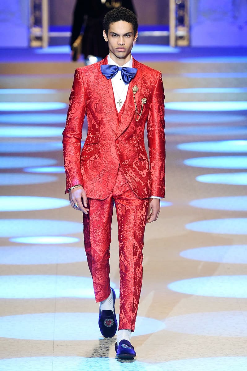 Dolce & Gabbana 2018 Fall/Winter Collection milan fashion week men's