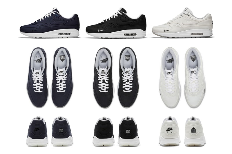 Dover Street Market NikeLab Air Max 1 Ventile White Navy Black DSM Nike 2018 January 18 Release Date Info Sneakers Shoes Footwear