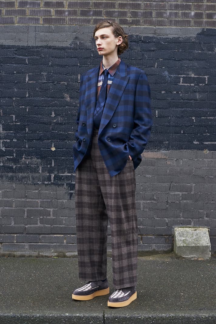 E.Tautz Fall/Winter 2018 Collection english england london heritage plaid garments lookbooks