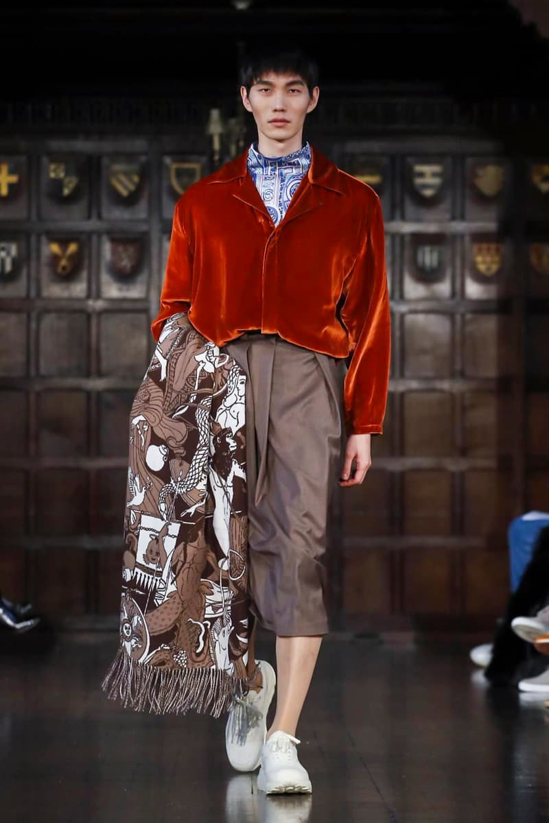 Edward Crutchley 2018 Fall Winter london fashion week london fashion week mens lfwm