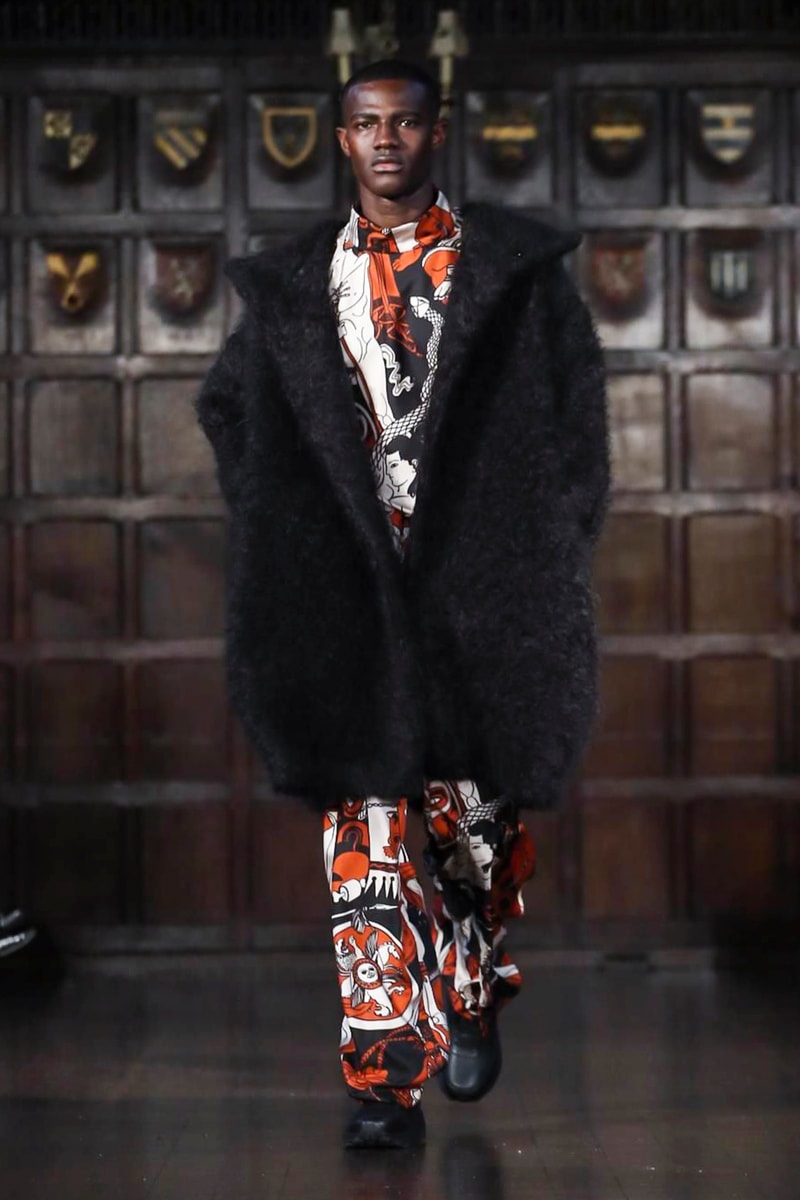 Edward Crutchley 2018 Fall Winter london fashion week london fashion week mens lfwm