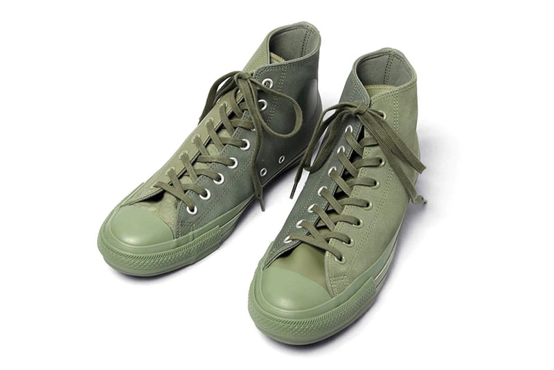 Engineered Garments x Converse All-Star military green olive beams release info purchase