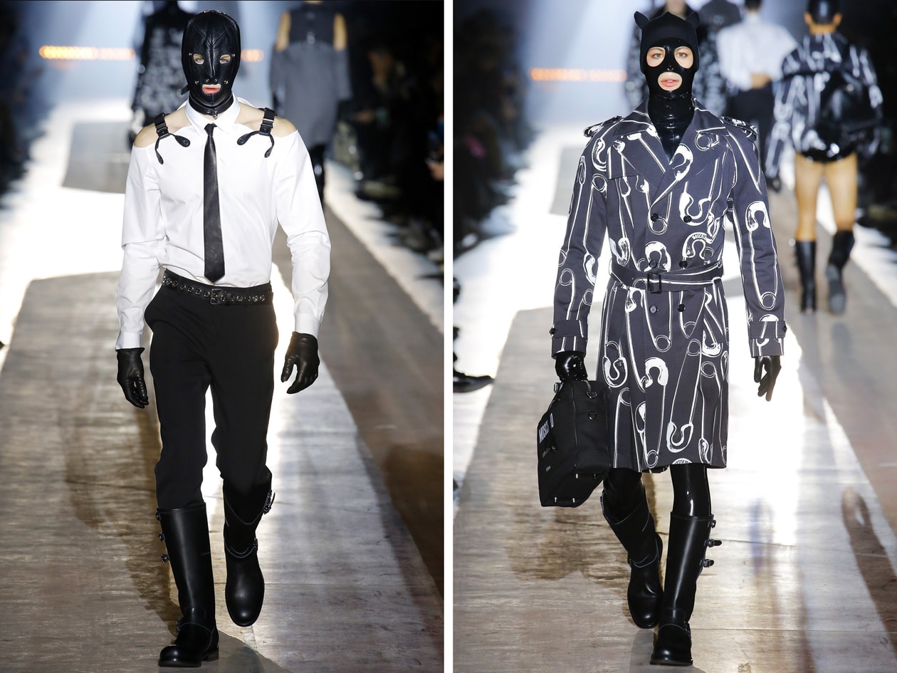 Face mask fashion trend fall winter 2018 fashion week