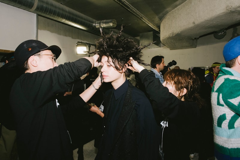 FACETASM Fall/Winter 2018 Paris Fashion Week Backstage Imagery Luka Sabbat Grown-Ish