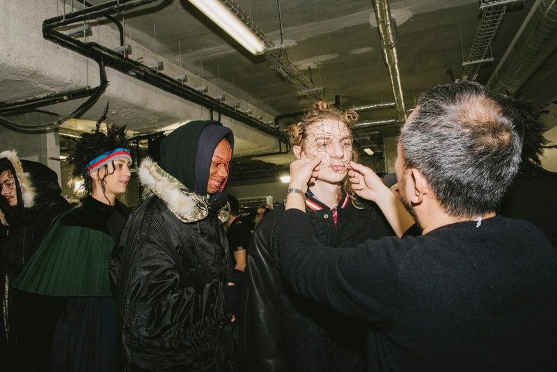 FACETASM Fall/Winter 2018 Paris Fashion Week Backstage Imagery Luka Sabbat Grown-Ish