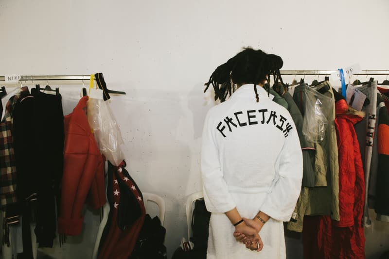 FACETASM Fall/Winter 2018 Paris Fashion Week Backstage Imagery Luka Sabbat Grown-Ish