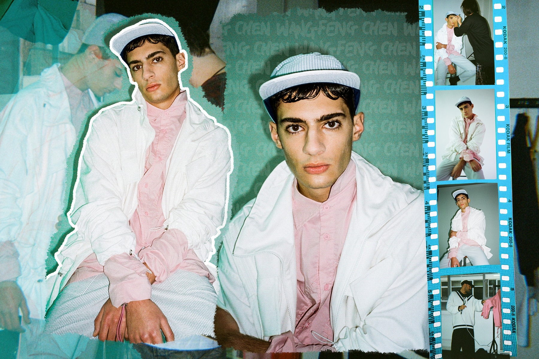 Feng Chen Wang Editorial Feature Nike Levi's Trucker Jacket Jordan Brand FlyKnit Virgil Abloh Off-White