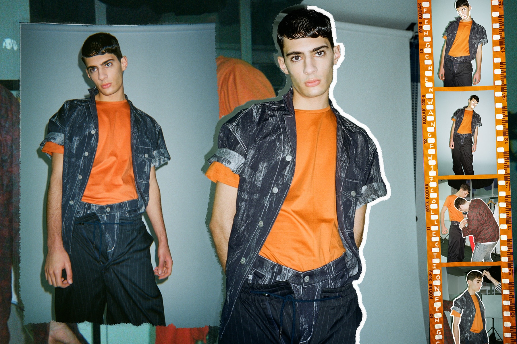 Feng Chen Wang Editorial Feature Nike Levi's Trucker Jacket Jordan Brand FlyKnit Virgil Abloh Off-White