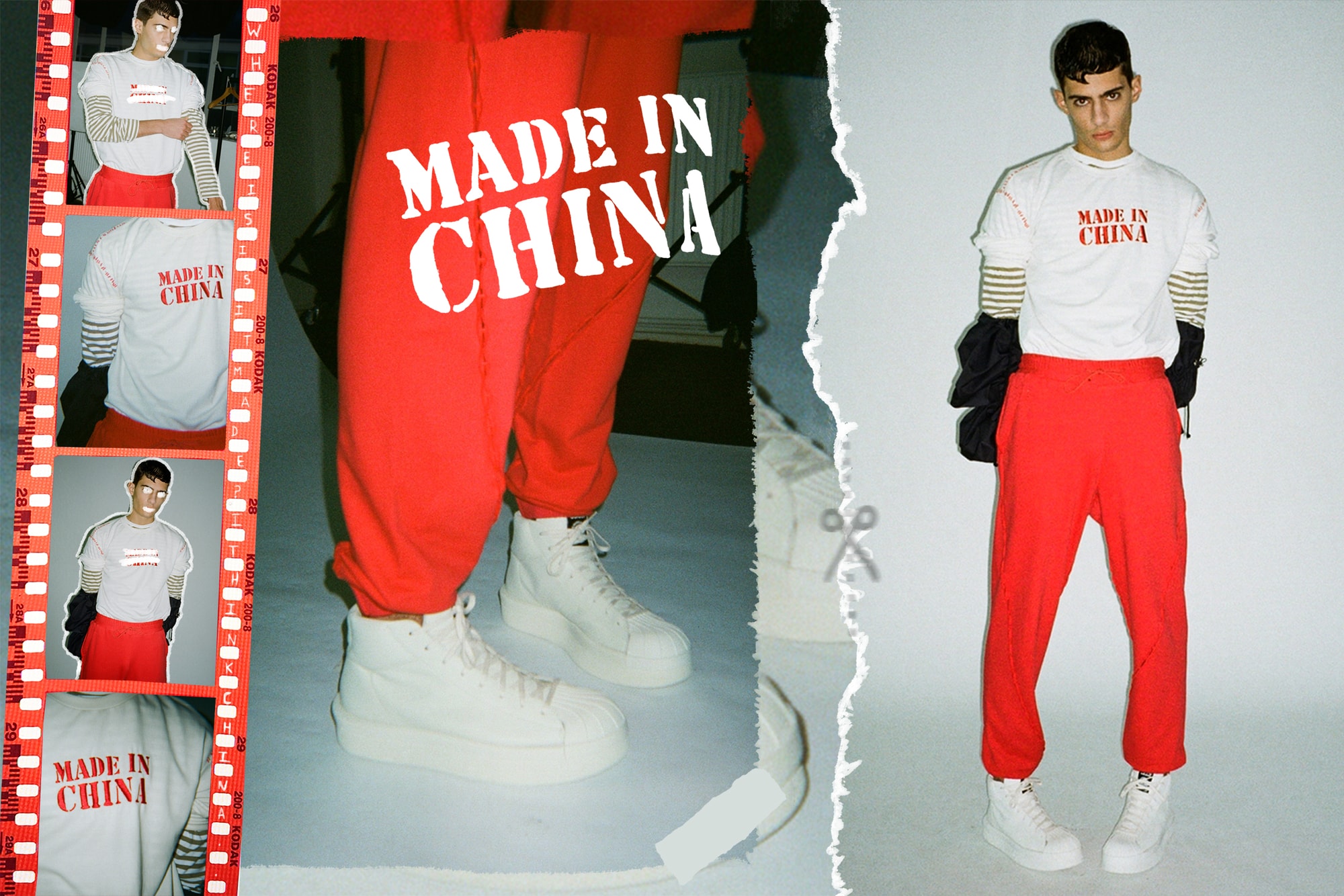 Feng Chen Wang Editorial Feature Nike Levi's Trucker Jacket Jordan Brand FlyKnit Virgil Abloh Off-White