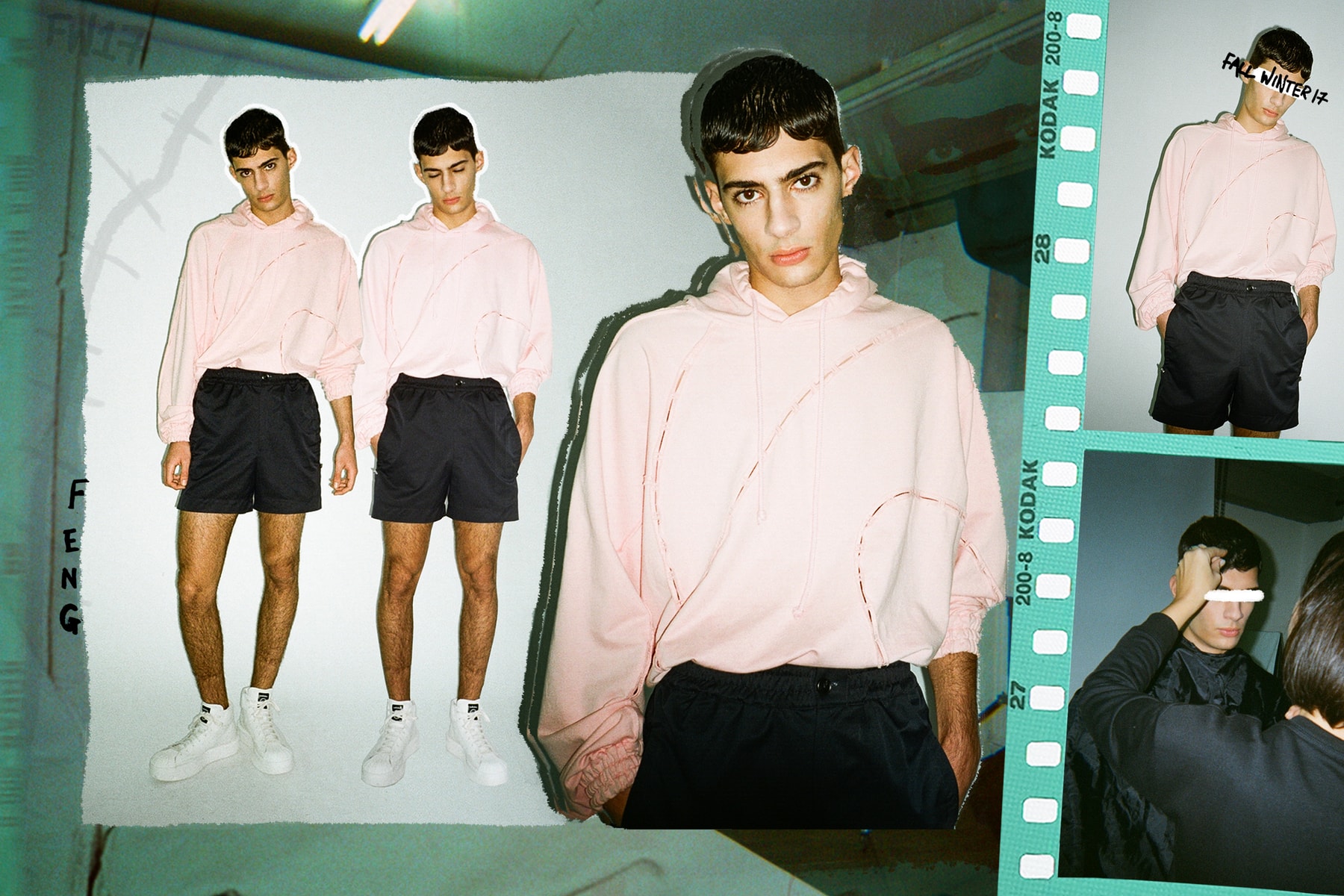 Feng Chen Wang Editorial Feature Nike Levi's Trucker Jacket Jordan Brand FlyKnit Virgil Abloh Off-White