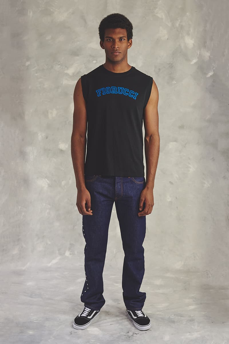 Fiorucci Fall 2018 Collection Lookbook Jacket Hoodies T-Shirt Shirt Trousers Jeans Pants