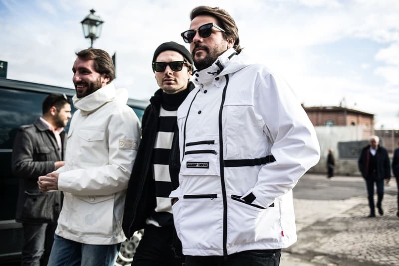 Pitti Uomo 93 Fall/Winter 2018 Streetsnaps Balenciaga, Off-White™ Raf Simons Gucci Louis Vuitton Supreme BAPE Balenciaga Triple S YEEZY Wave Runner 700 Gucci Rhyton J.W.Anderson "Glitter_Gutter" Converse Vetements Reebok Virgil Abloh's The Ten