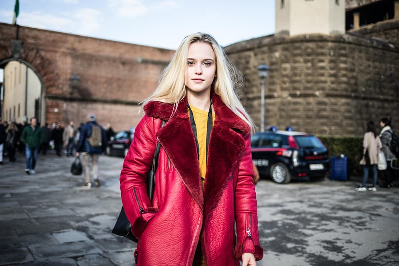 Pitti Uomo 93 Fall/Winter 2018 Streetsnaps Balenciaga, Off-White™ Raf Simons Gucci Louis Vuitton Supreme BAPE Balenciaga Triple S YEEZY Wave Runner 700 Gucci Rhyton  J.W.Anderson "Glitter_Gutter" Converse Vetements Reebok Virgil Abloh's The Ten