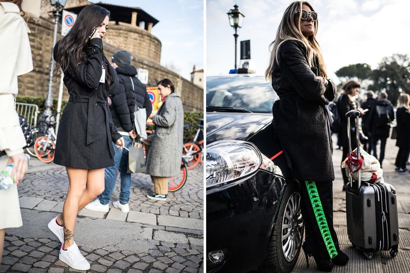 Pitti Uomo 93 Fall/Winter 2018 Streetsnaps Balenciaga, Off-White™ Raf Simons Gucci Louis Vuitton Supreme BAPE Balenciaga Triple S YEEZY Wave Runner 700 Gucci Rhyton  J.W.Anderson "Glitter_Gutter" Converse Vetements Reebok Virgil Abloh's The Ten