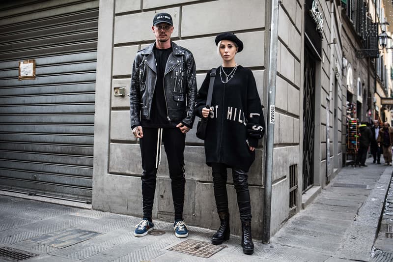 Pitti Uomo 93 Fall/Winter 2018 Streetsnaps Balenciaga, Off-White™ Raf Simons Gucci Louis Vuitton Supreme BAPE Balenciaga Triple S YEEZY Wave Runner 700 Gucci Rhyton  J.W.Anderson "Glitter_Gutter" Converse Vetements Reebok Virgil Abloh's The Ten