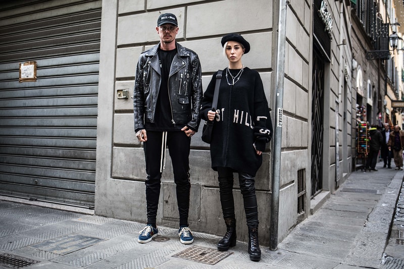 Pitti Uomo 93 Fall/Winter 2018 Streetsnaps Balenciaga, Off-White™ Raf Simons Gucci Louis Vuitton Supreme BAPE Balenciaga Triple S YEEZY Wave Runner 700 Gucci Rhyton  J.W.Anderson "Glitter_Gutter" Converse Vetements Reebok Virgil Abloh's The Ten
