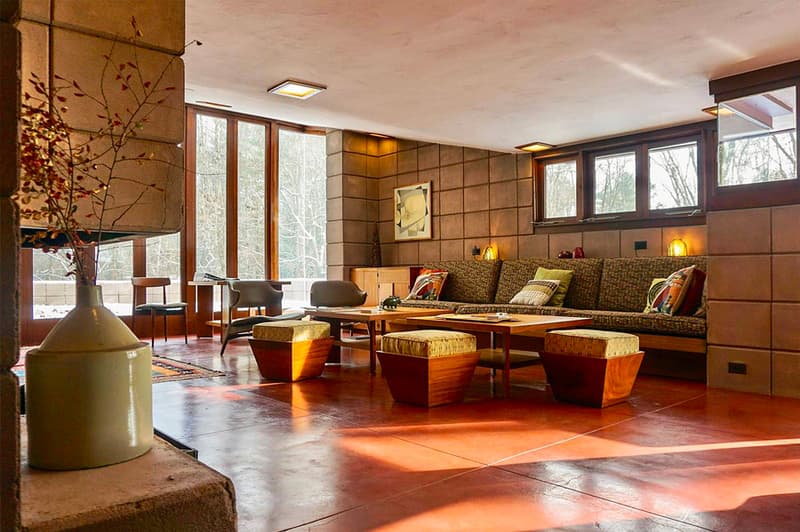 Frank Lloyd Wright Eppstein House Airbnb Michigan