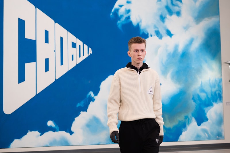 Gosha Rubchinskiy 2018 Spring Summer Closer Look Yekaterinburg Yeltsin Center Museum adidas Levi's Burberry Dr. Martens
