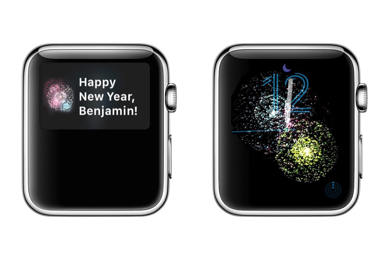 Apple Watch Celebrates New Year with Fireworks Animations Firework 2018