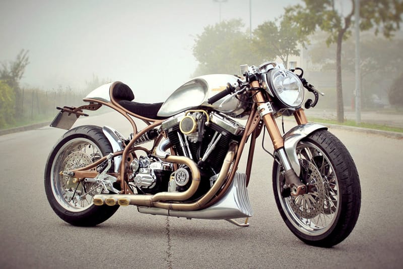 FMW Motorcycles Introduces a Harley Davidson Hurakàn Custom Café Racer
