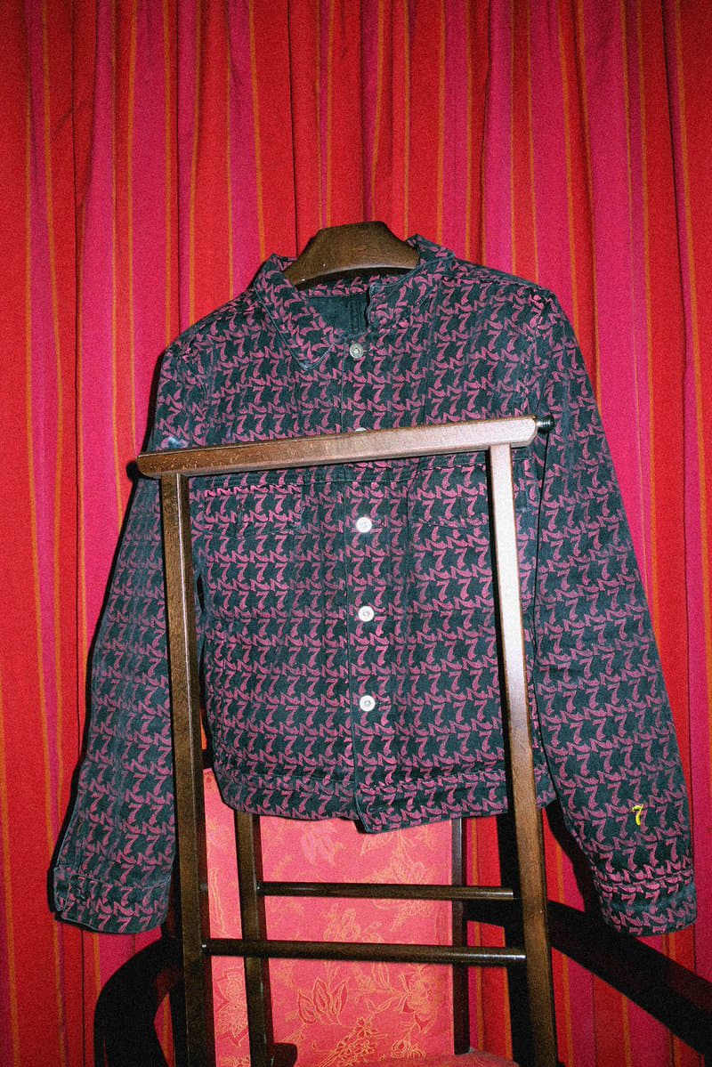 Helder Vices Tarantula Monogram Denim Jacket Gianni Mora