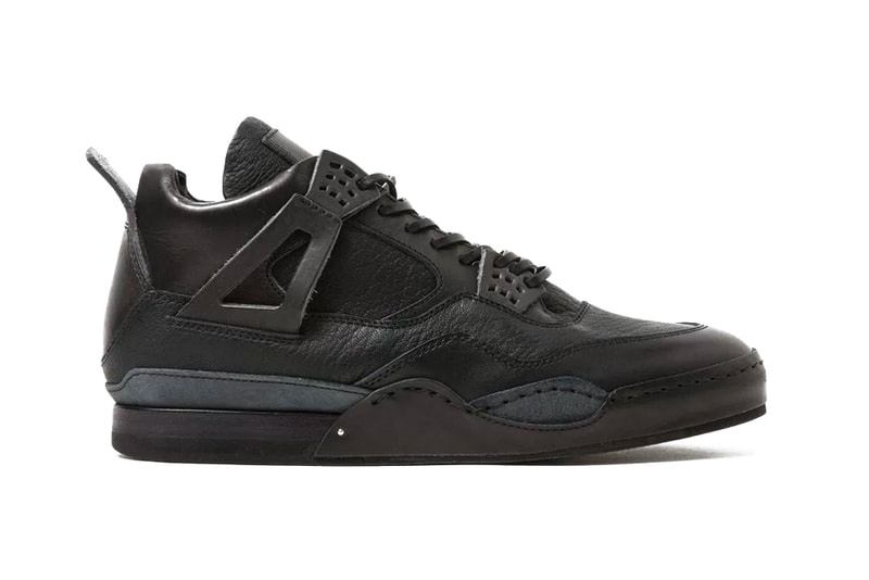 Hender Scheme Manual Industrial Product 10 Air Jordan 4 Black Leather Homage Line Release