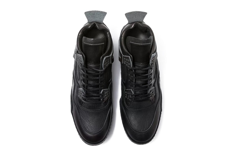 Hender Scheme Manual Industrial Product 10 Air Jordan 4 Black Leather Homage Line Release