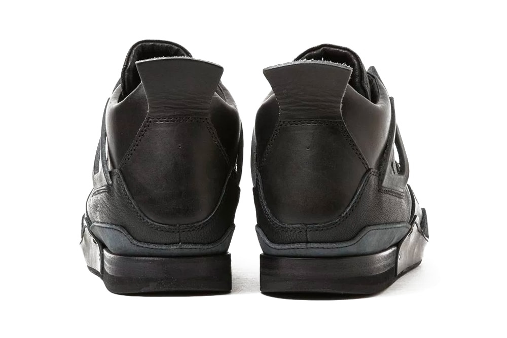 Hender Scheme Manual Industrial Product 10 Air Jordan 4 Black Leather Homage Line Release