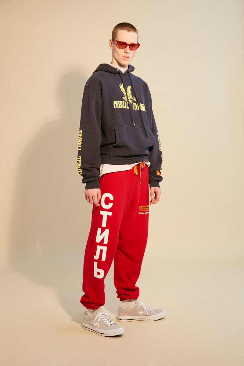 Heron Preston 2018 Fall Winter "PUBLIC FIGURE" Collection Paris Fashion Week Men's