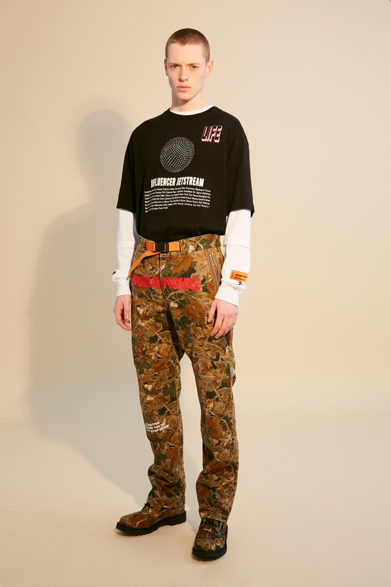 Heron Preston 2018 Fall Winter "PUBLIC FIGURE" Collection Paris Fashion Week Men's