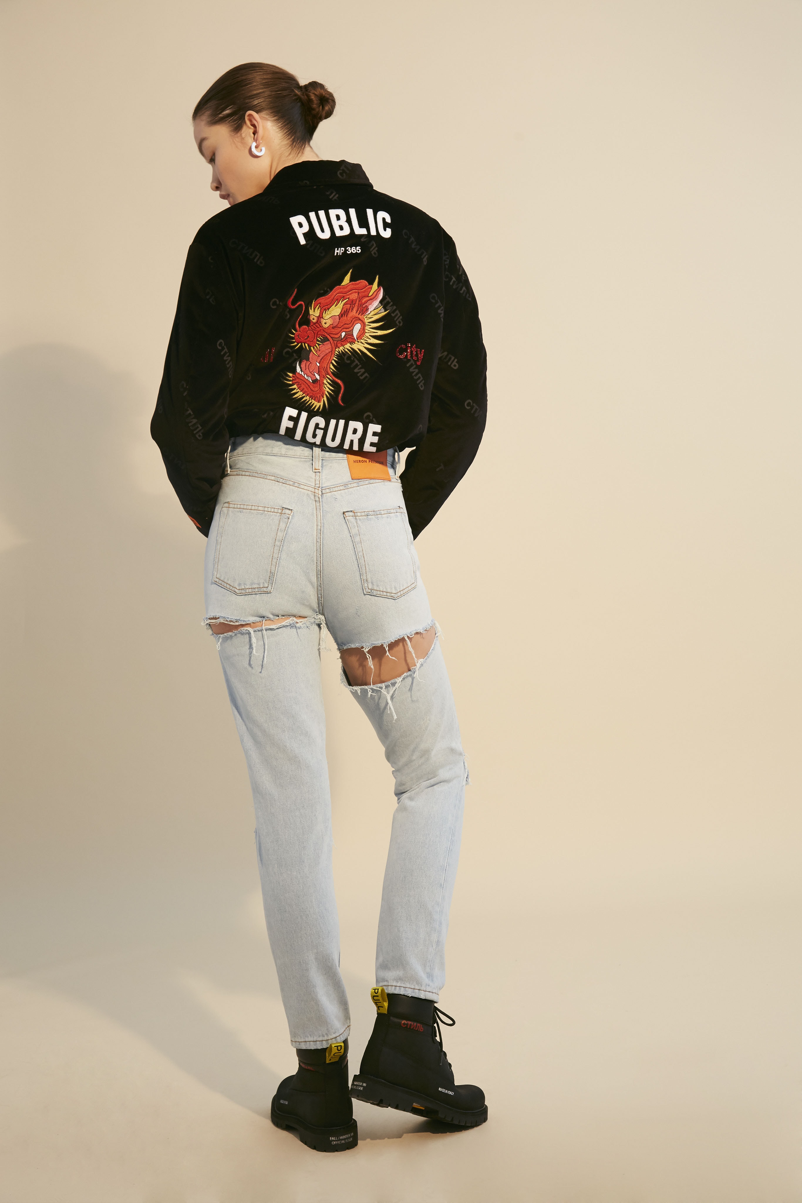 Heron Preston 2018 Fall Winter "PUBLIC FIGURE" Collection Paris Fashion Week Men's