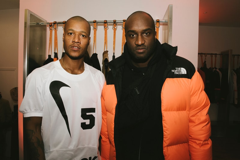 Heron Preston Fall/Winter 2018 Presentation Paris Bella Hadid Virgil Abloh Jerry Lorenzo Kareem Biggs Burke