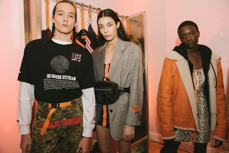 Heron Preston Fall/Winter 2018 Presentation Paris Bella Hadid Virgil Abloh Jerry Lorenzo Kareem Biggs Burke