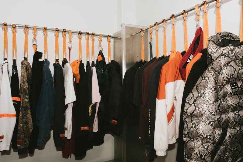 Heron Preston Fall/Winter 2018 Presentation Paris Bella Hadid Virgil Abloh Jerry Lorenzo Kareem Biggs Burke