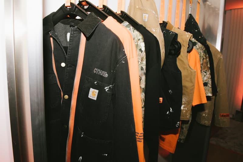 Heron Preston Fall/Winter 2018 Presentation Paris Bella Hadid Virgil Abloh Jerry Lorenzo Kareem Biggs Burke