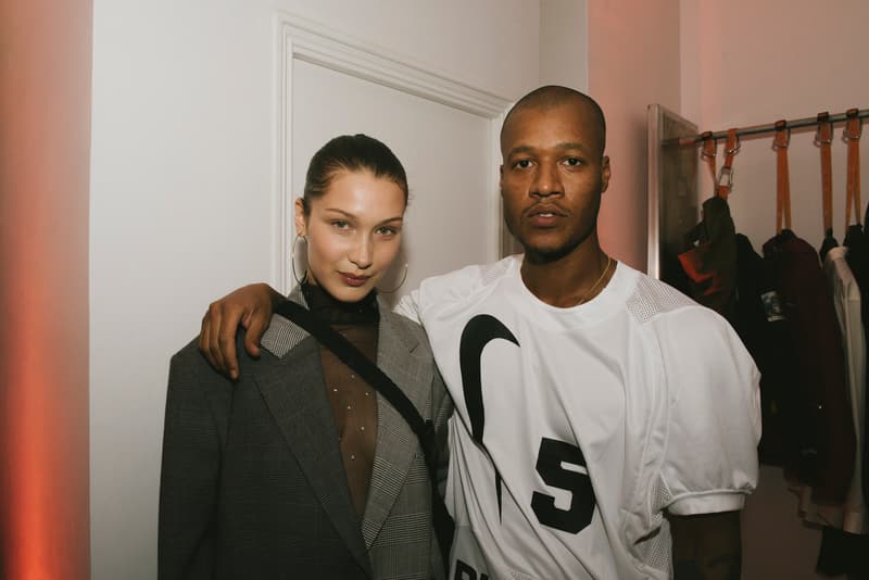 Heron Preston Fall/Winter 2018 Presentation Paris Bella Hadid Virgil Abloh Jerry Lorenzo Kareem Biggs Burke