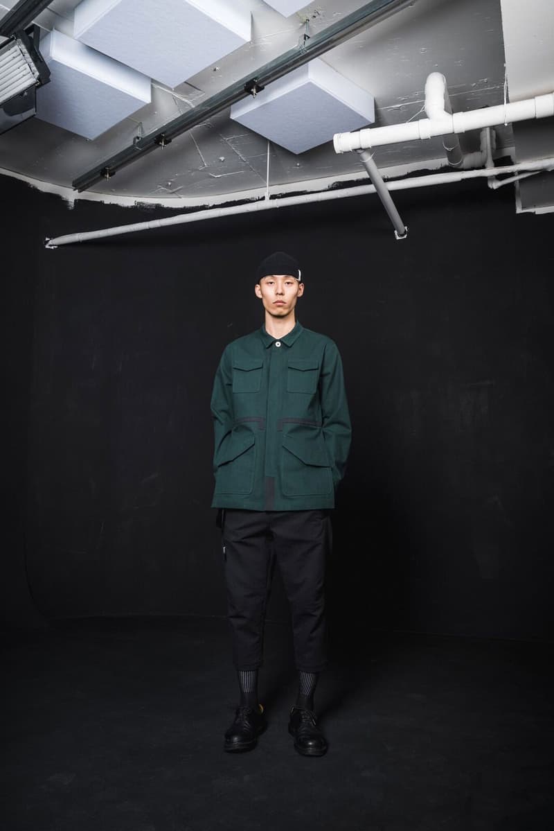 IISE Fall Winter 2018 Collection Lookbook korean streetwear military