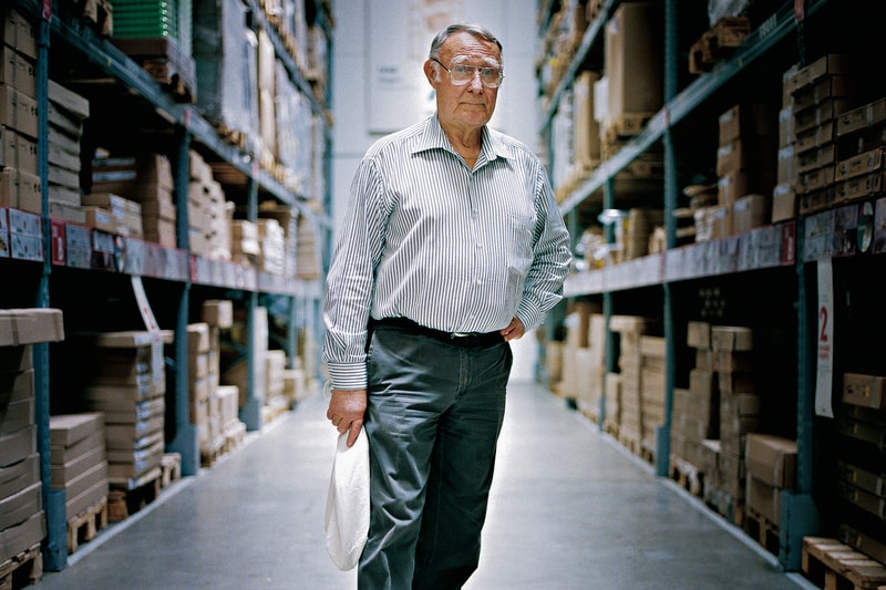 IKEA Founder Ingvar Kamprad dies dead passes passed away 91 years old january 28 2018 furniture designer warehouse store
