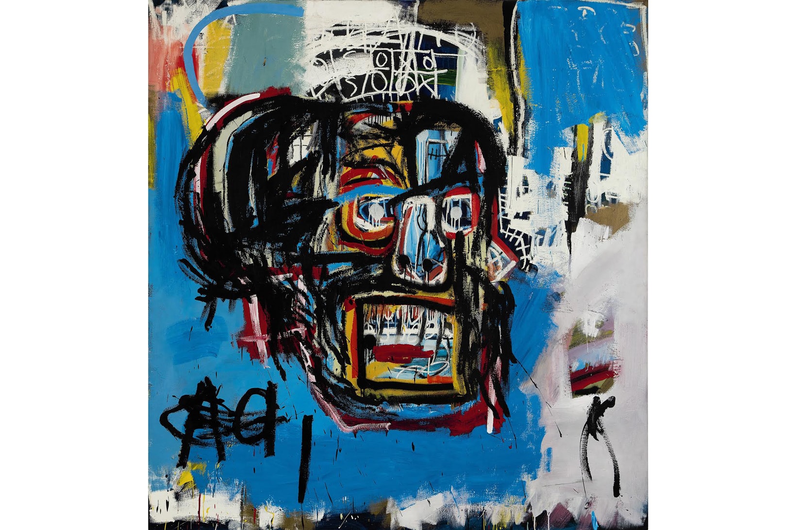 Jean Michel Basquiat Brooklyn Museum Untitled Painting Art Artwork Graffiti