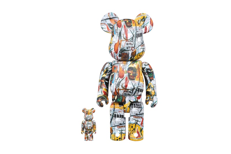 Jean Michel Basquiat Medicom Toy BEARBRICK 2018 January February Release Date Info 100 400 1000 Percent art artwork paintings