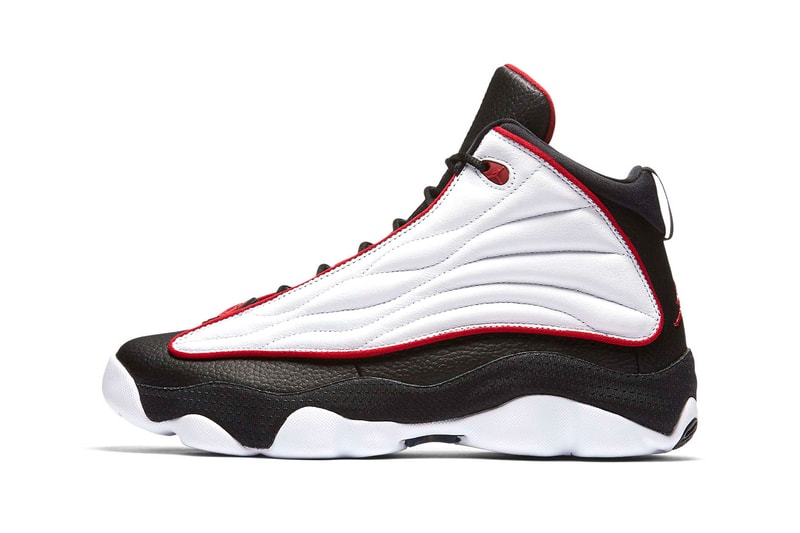 Jordan Pro Strong black glod white black red