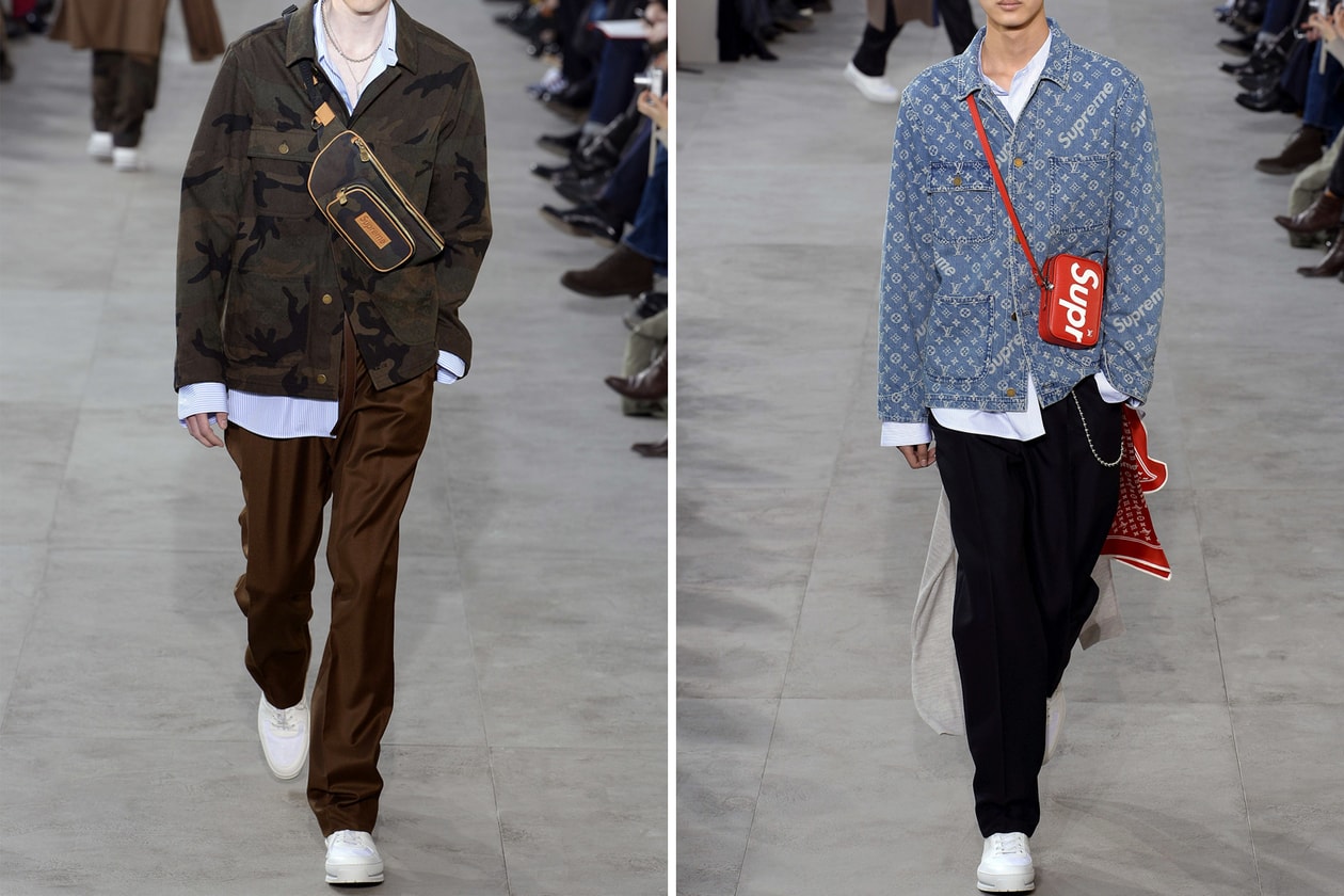 Kim Jones Louis Vuitton Supreme hiroshi fujiwara kapital Streetwear style high fashion runway collaboration