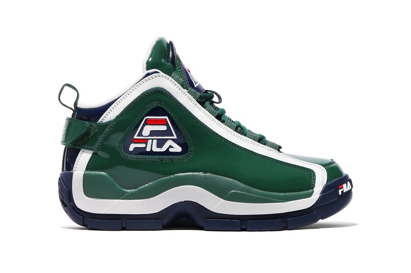 Kinetics FILA 96 GL Patent Leather Green Emerald 2018 January Release Date Info Collaboration Sneakers Shoes Footwear collaboration