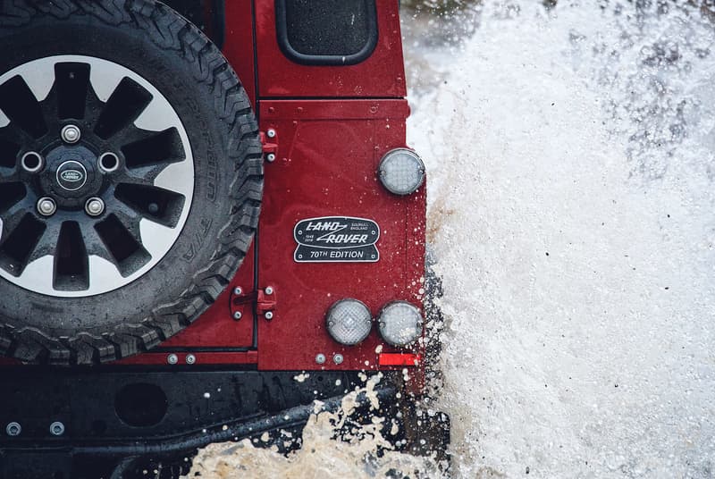 Land Rover Defender 70th Anniversary Model Red