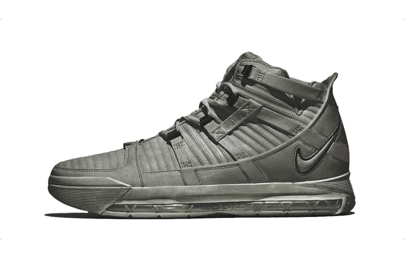 Lebron James Nike Lebron 3 PE Cool Grey