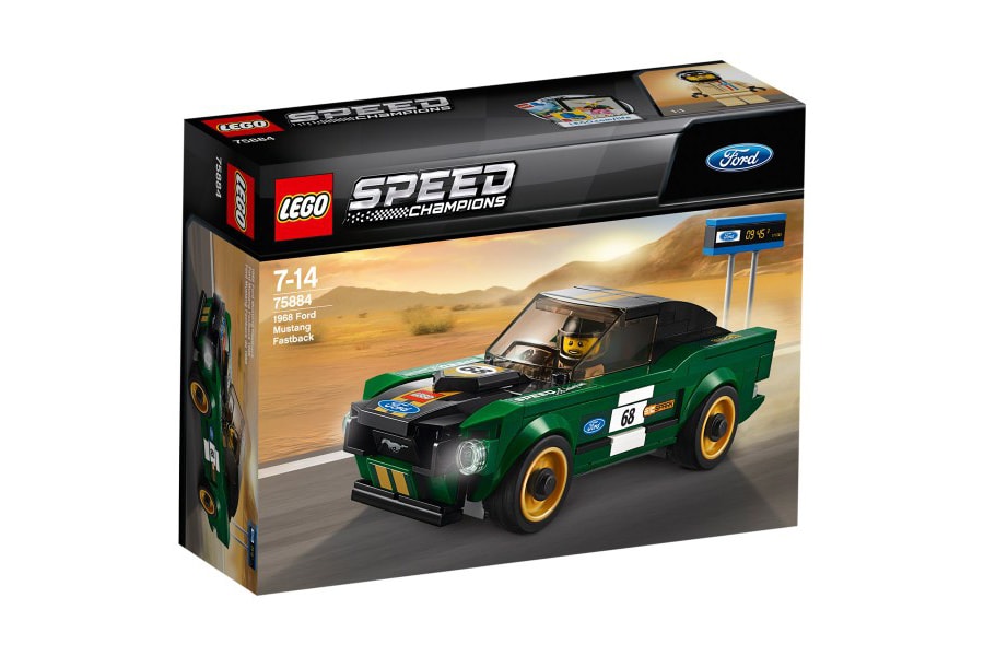 Lego 2018 Speed Champions Collection Set Porsche Ford ferrari Fiesta M-Sport 488 GT3 Mustang Fastback Corsa
