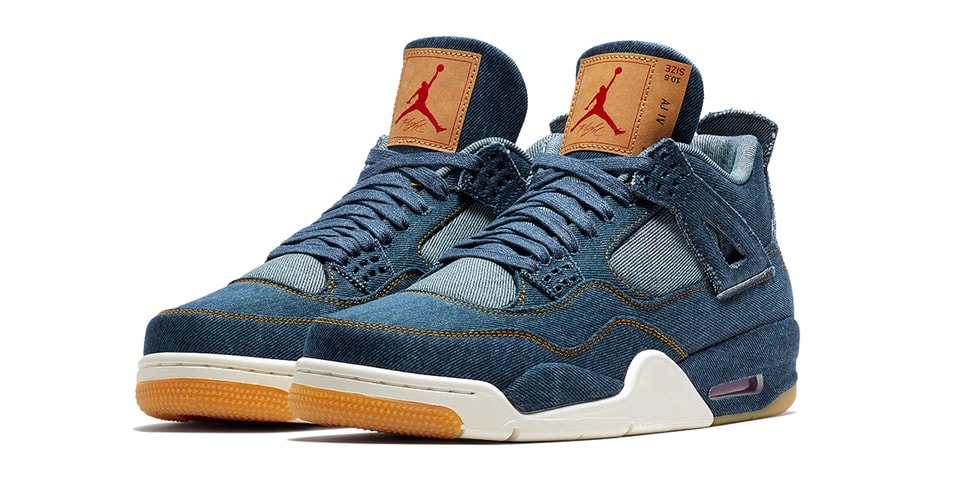 Levi's x Air Jordan 4 Official Look | Hypebeast