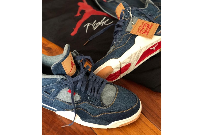 Levi's Air Jordan 4 Reversible Denim Nylon Jacket Eric Koston