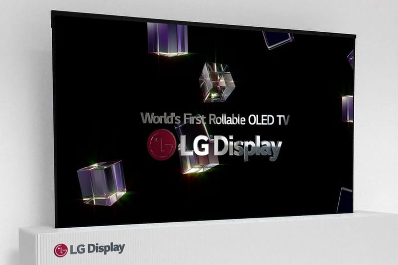 LG Introduces a 65-Inch OLED TV That Rolls up Like a Poster
